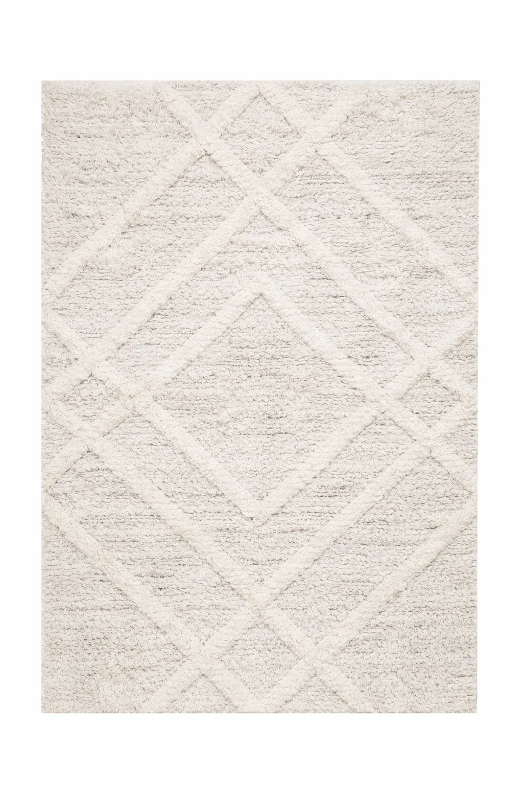 Trellis Cream Rug – Modern Hallway / Bedroom Rug UK
